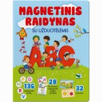 Magnetinis RAIDYNAS su užduotėlėmis