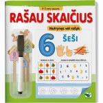 Rašau skaičius.4-5m.vaikams. Nutrynęs vėl rašyk. Su flomasteriu