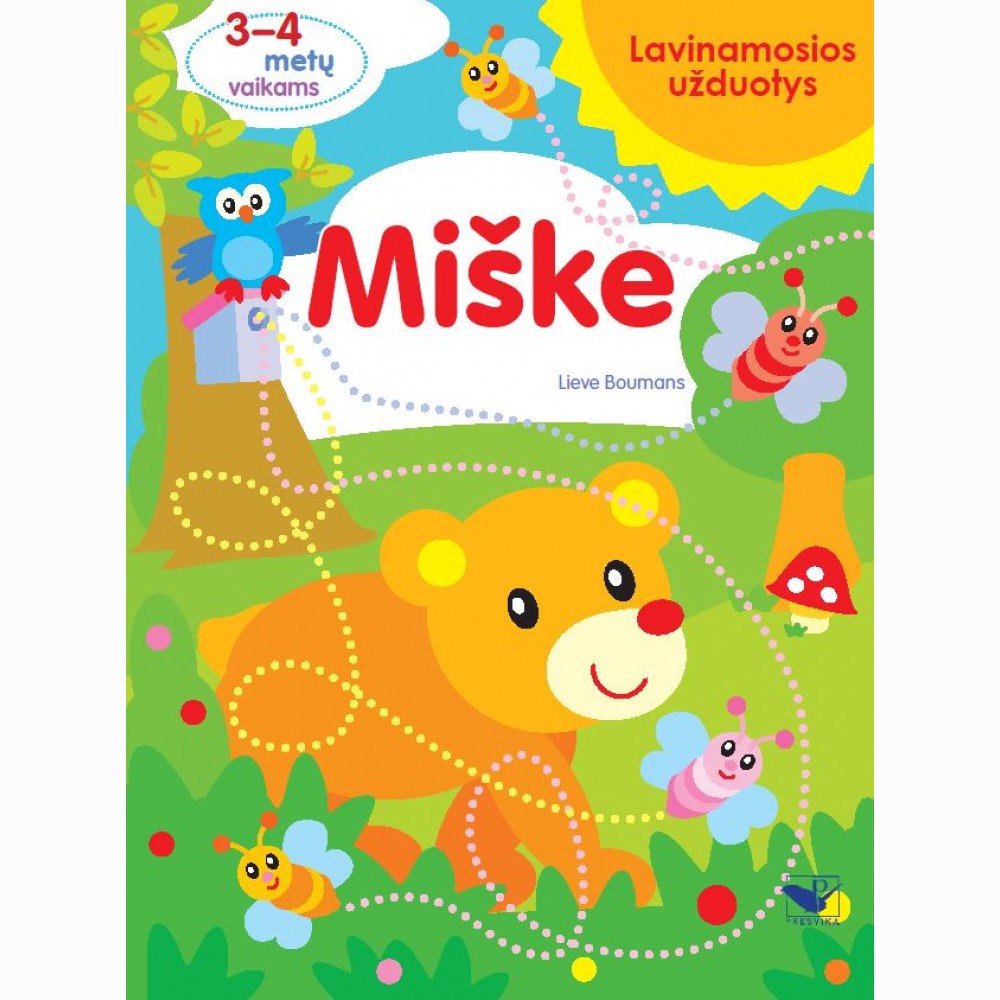Lavinamosios užduotys 3-4 metų vaikams. MIŠKE