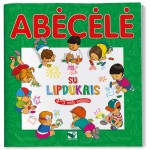 Abėcėlė su lipdukais 4-5 metų vaikams