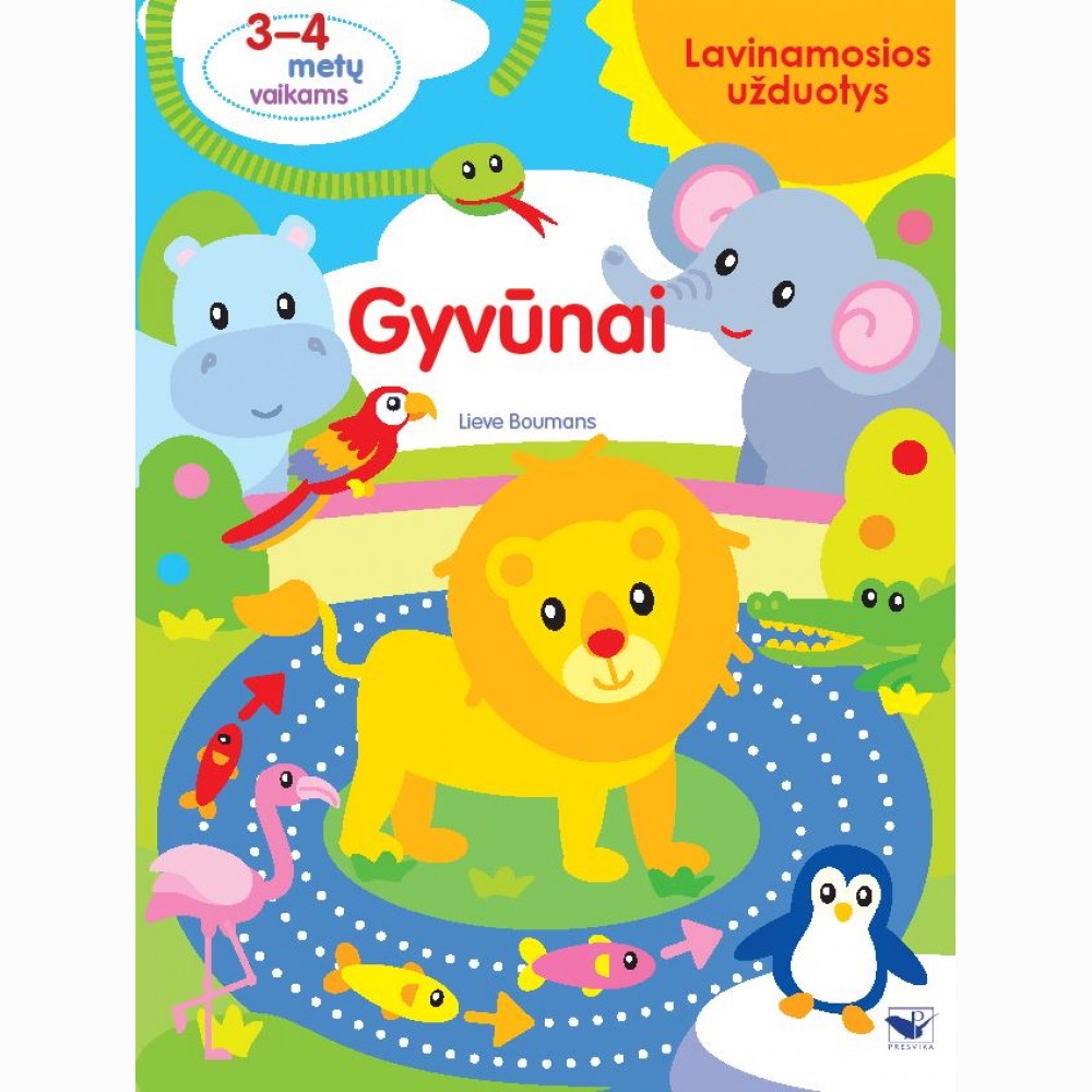 Lavinamosios užduotys 3-4 metų vaikams. GYVŪNAI