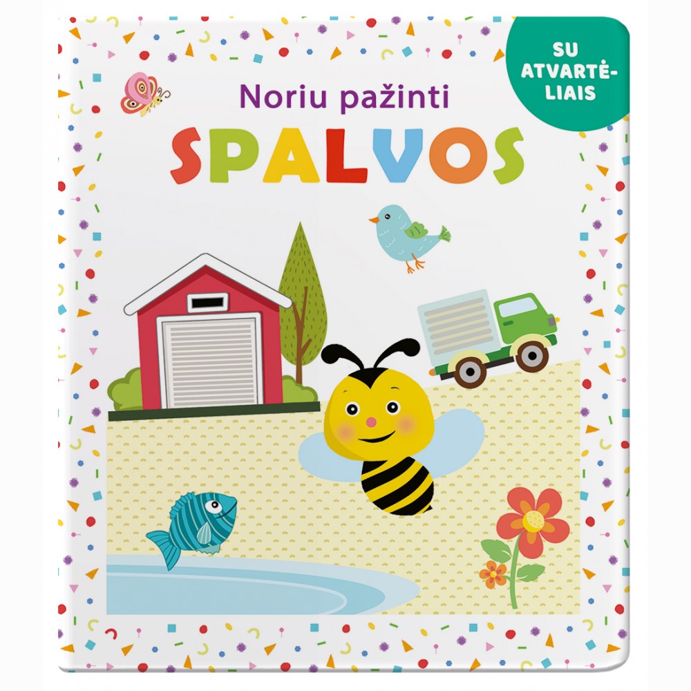 Noriu pažinti. Spalvos. Su atvartėliais