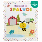 Noriu pažinti. Spalvos. Su atvartėliais