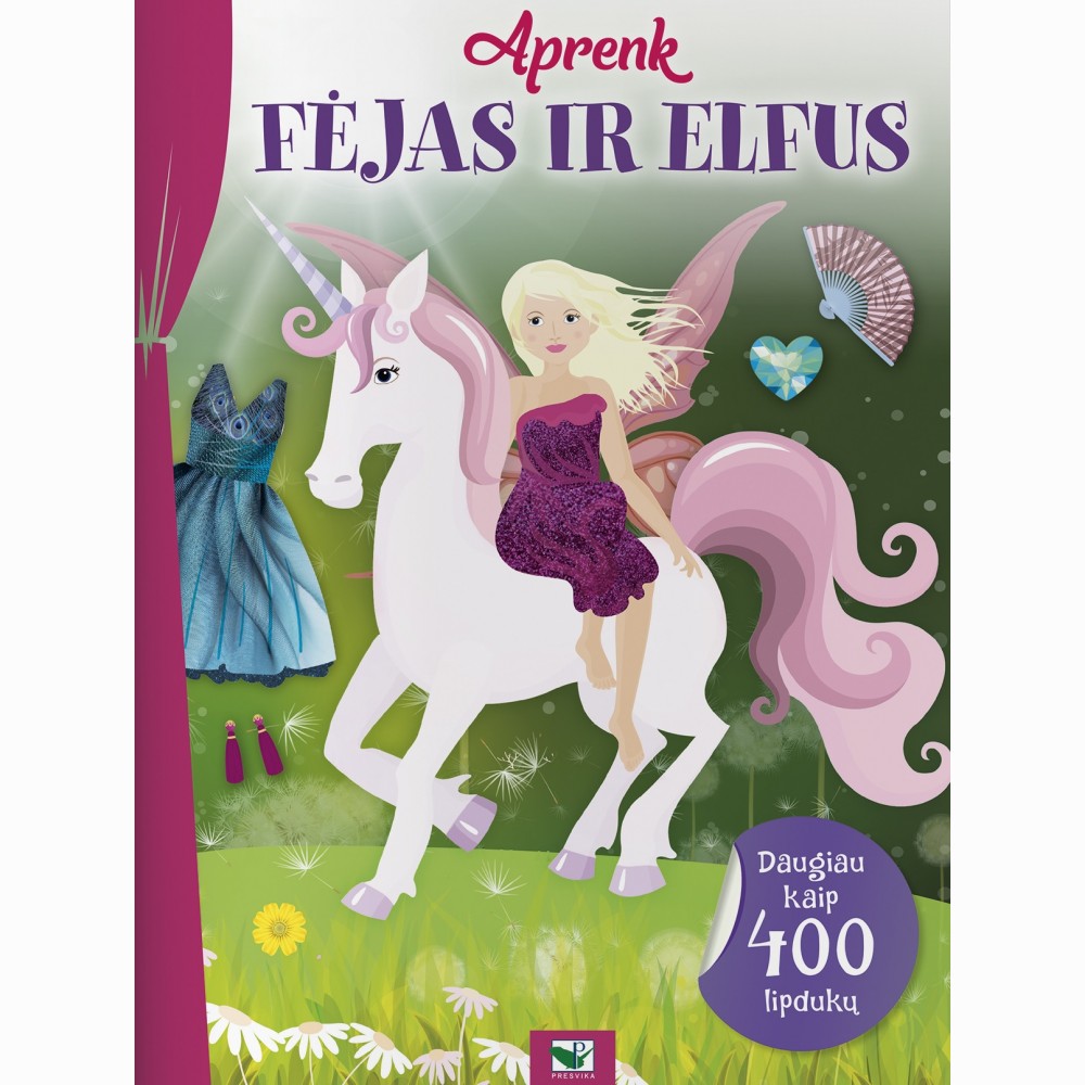 Aprenk fėjas ir elfus. Daugiau kaip 400 lipdukų