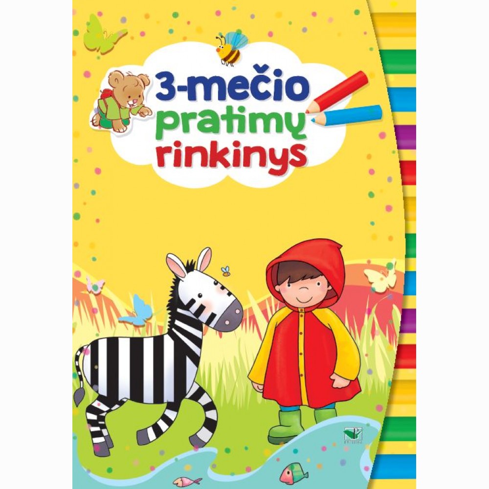 3-mečio pratimų rinkinys (3 užduočių knygelės su lipdukais)