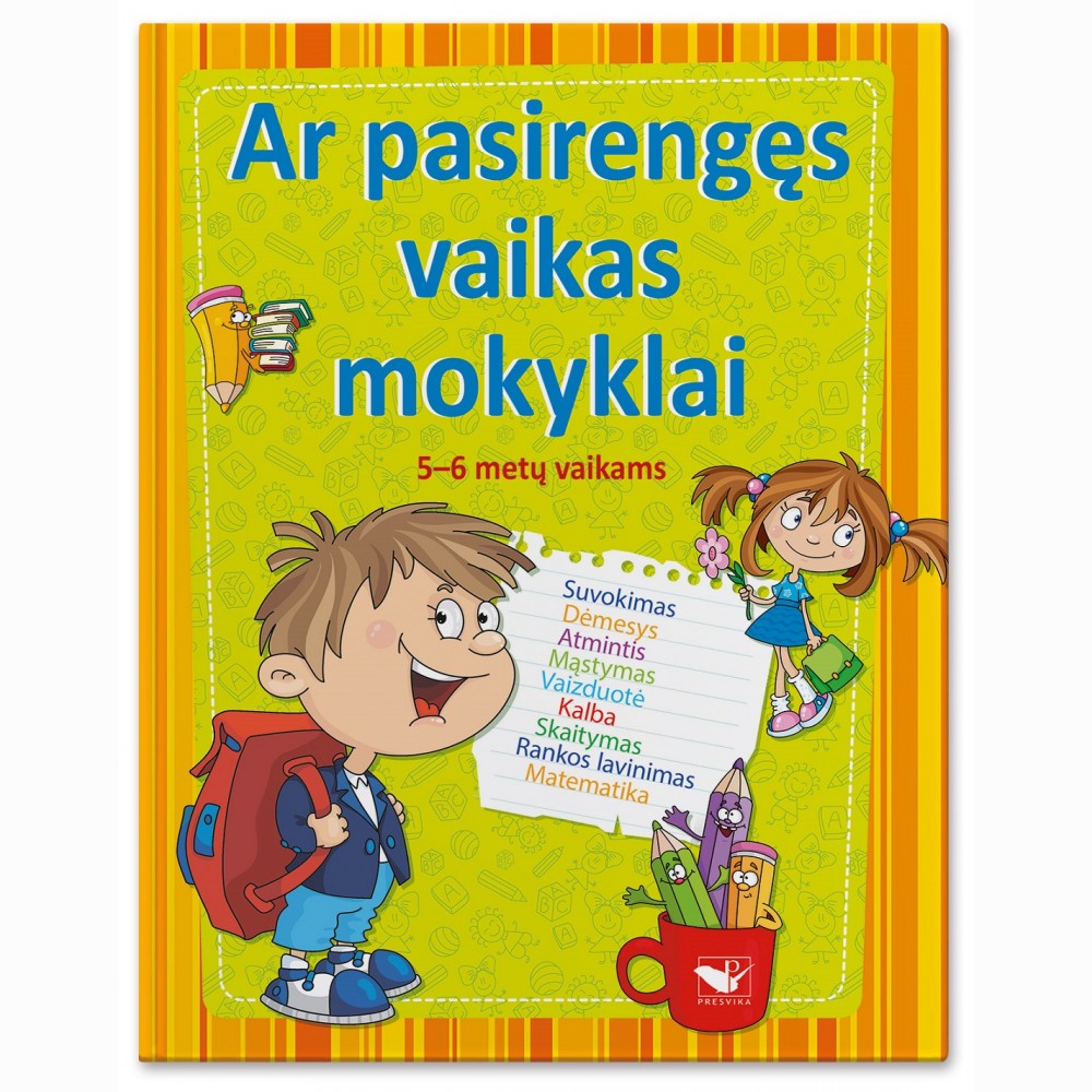Ar pasirengęs vaikas mokyklai. 5-6 metų vaikams
