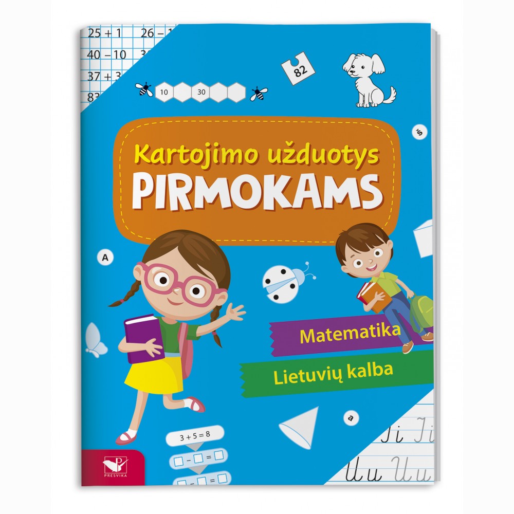 Kartojimo užduotys pirmokams. Matematika. Lietuvių kalba.