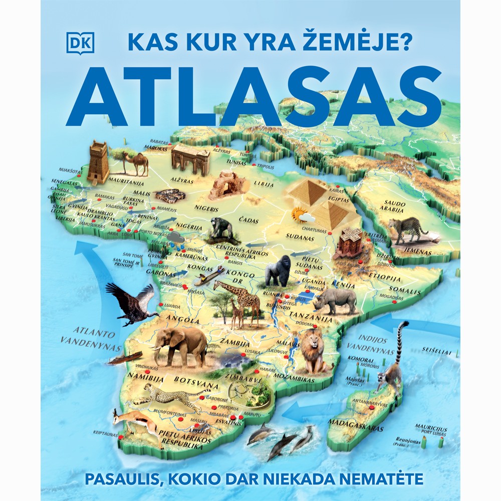 Kas kur yra Žemėje? Atlasas (2024)