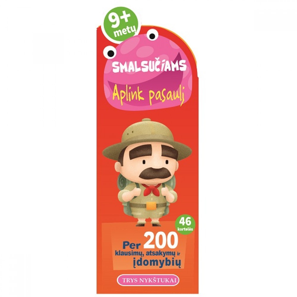 Smalsučiams 9+ metų. Aplink pasaulį