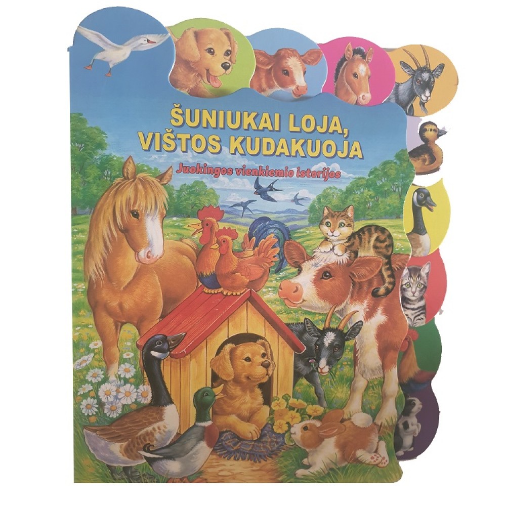 Šuniukai loja, vištos kudakuoja