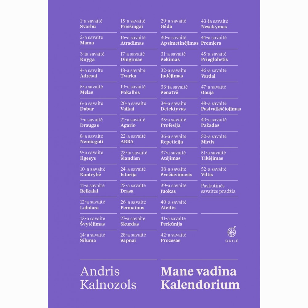 Mane vadina Kalendorium