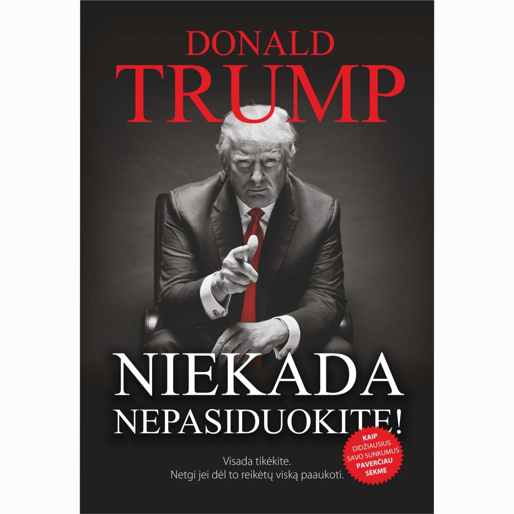 Niekada nepasiduokite
