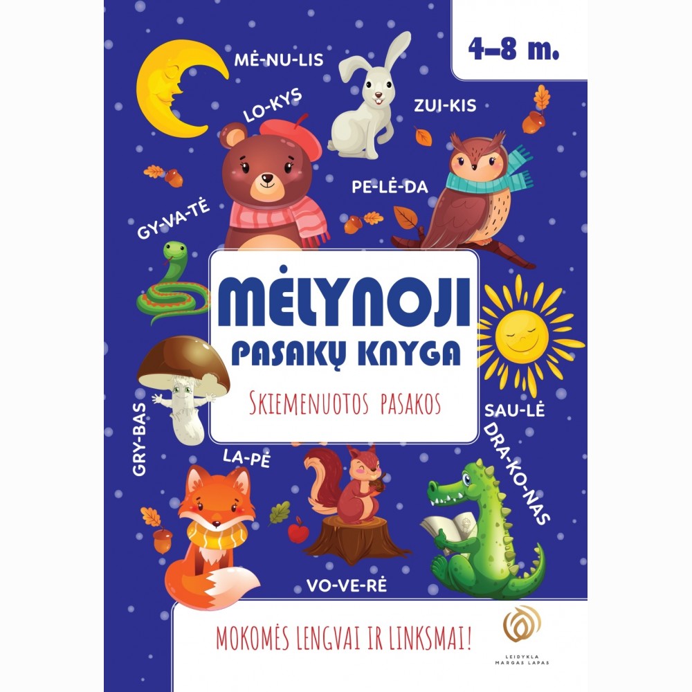 Mėlynoji pasakų knyga. Skiemenuotos pasakos