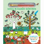 Sodo ir daržo gėrybės. Daugkartinė spalvinimo vandeniu knygelė