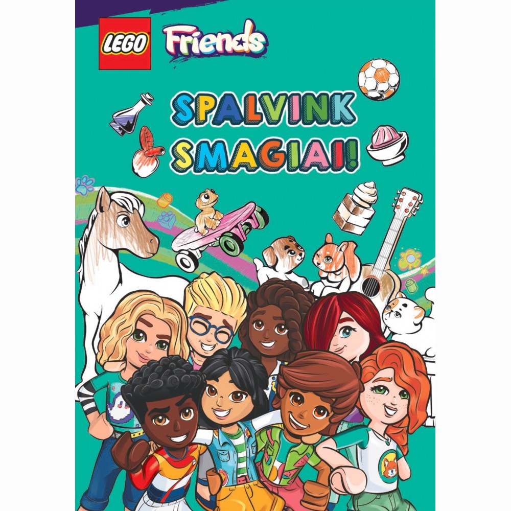 LEGO® Friends. Spalvink smagiai!