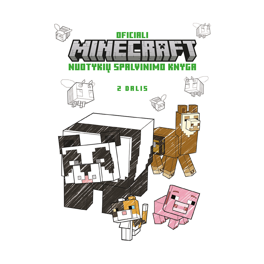 Oficiali Minecraft nuotykių spalvinimo knyga, 2 dalis
