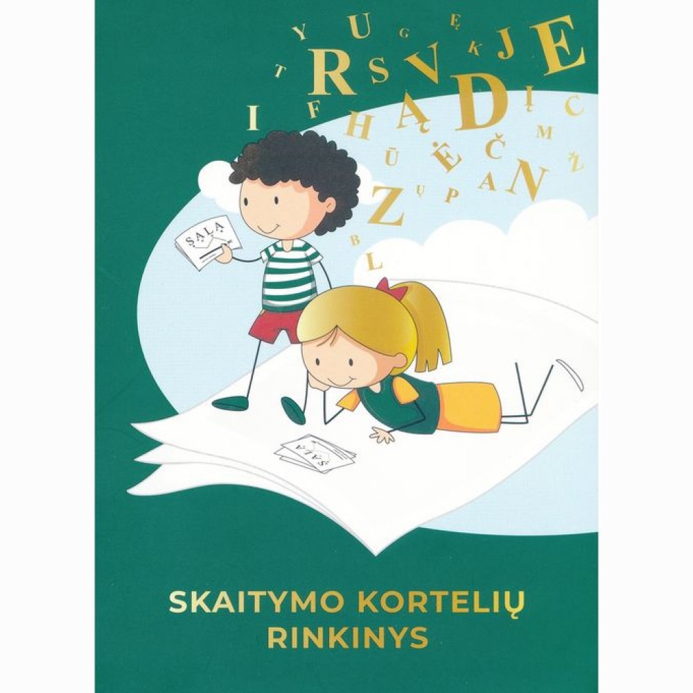 Skaitymo kortelių rinkinys, lietuvių kalba