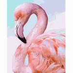 Tapyba pagal skaičius: ROŽINIS FLAMINGAS