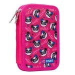 Forminis penalas SMART dvigubas, HP-01 Sveika, panda, mėlyna/rožinė