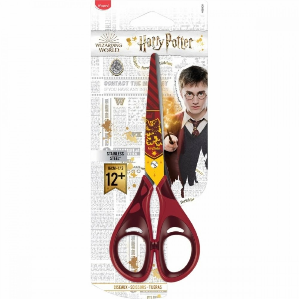 Žirklės Maped Harry Potter 16cm blister.