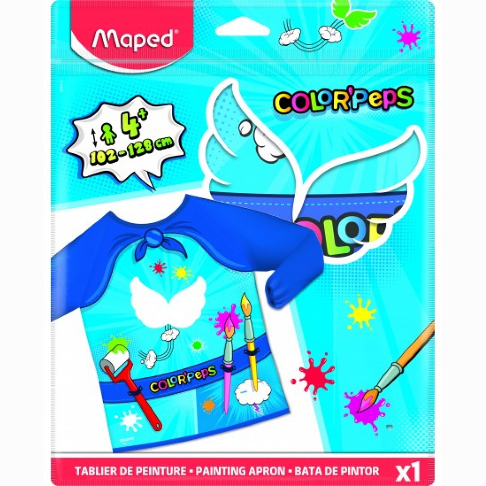 Prijuostė Maped ColorPeps 102-128cm su rankovėmis