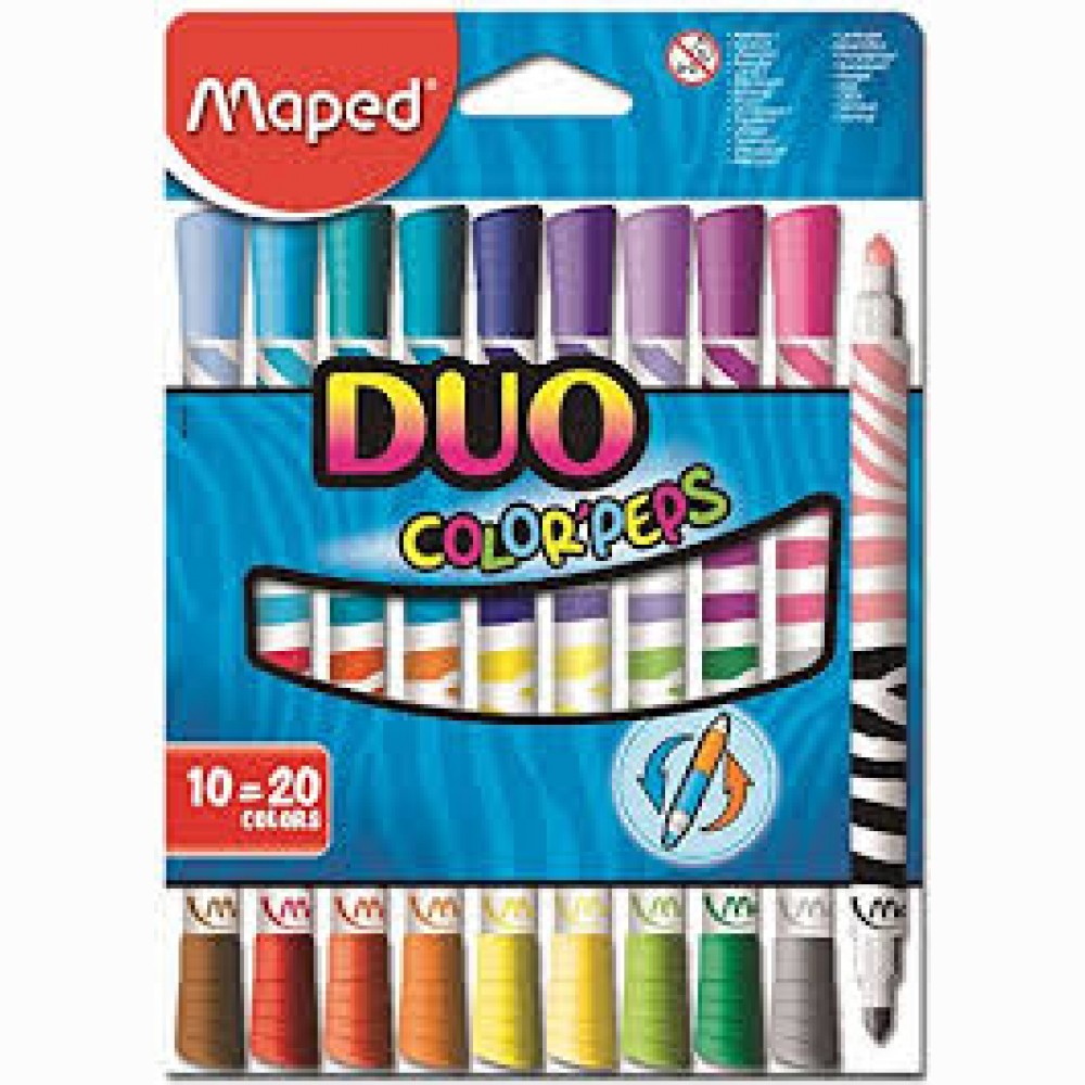 FlomasteriaiColorPeps Duo 10pcs