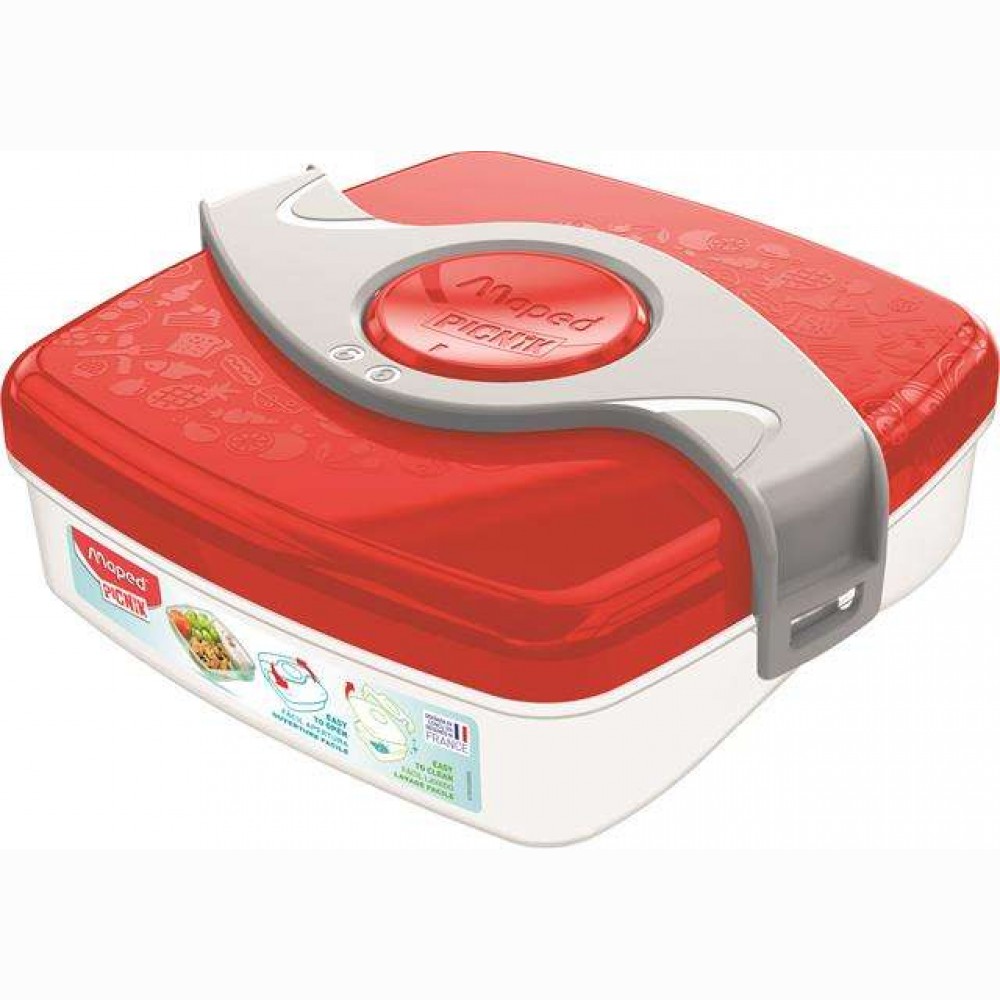 Priešpiečių dėžutė Maped Picnik Kids Origins 520ml red