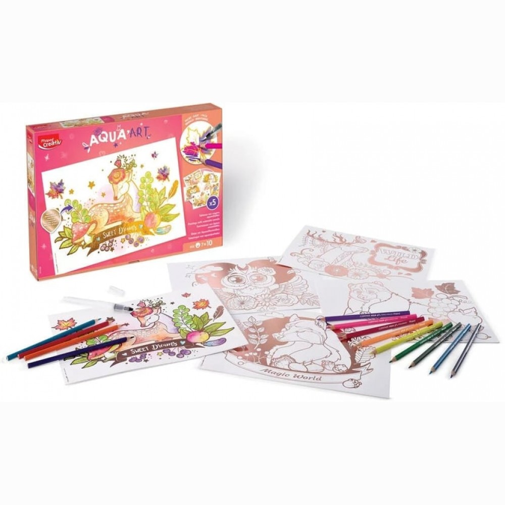 Spalvinino rinkinys Maped Creativ Aqua Art Maxi