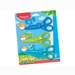 Žirklės Maped KidiCraft plastikinis 12cm 3vnt. blister.