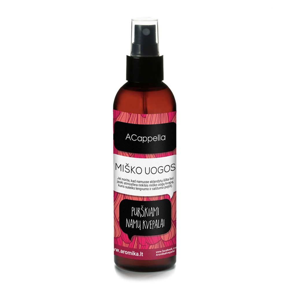 Purškiamas namų kvapas ACappella Miško uogos, 200 ml