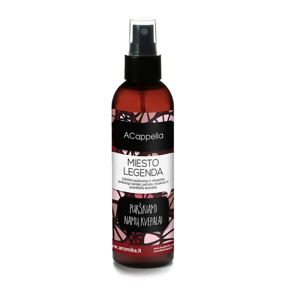Purškiamas namų kvapas ACappella Miesto legenda, 200 ml