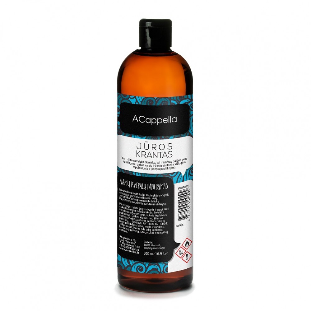 Namų kvapo papildymas ACappella Jūros krantas, 500 ml