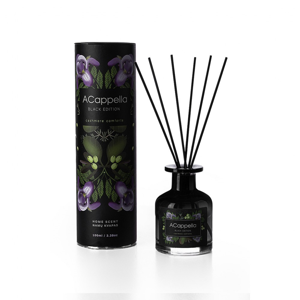 Namų kvapas ACappella BLACK EDITION Cashmere Comforts, 100 ml