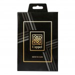 Kvepianti silikoninė kortelė LAPPEL, DELUX, 1 vnt (dėžutėje), juoda