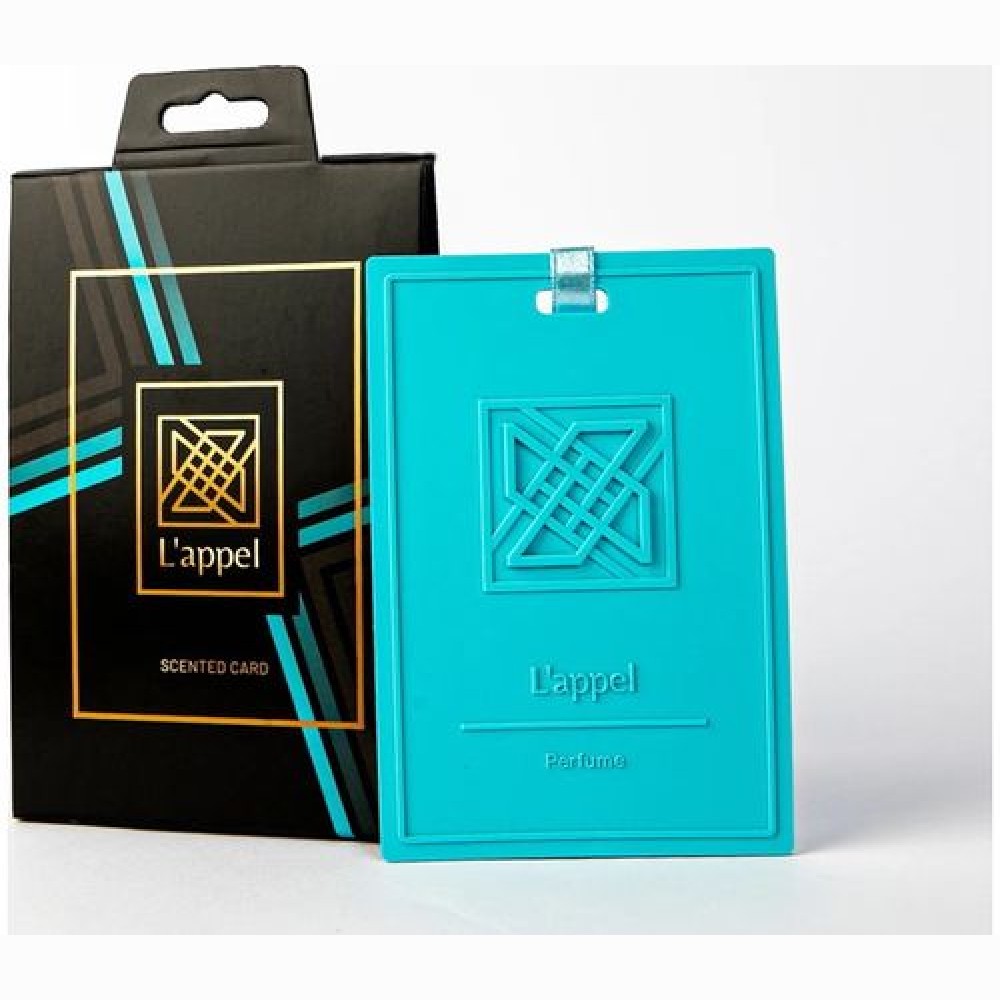 Kvepianti silikoninė kortelė LAPPEL, DIAMONDS FOREVER, 1 vnt (dėžutėje), žydra