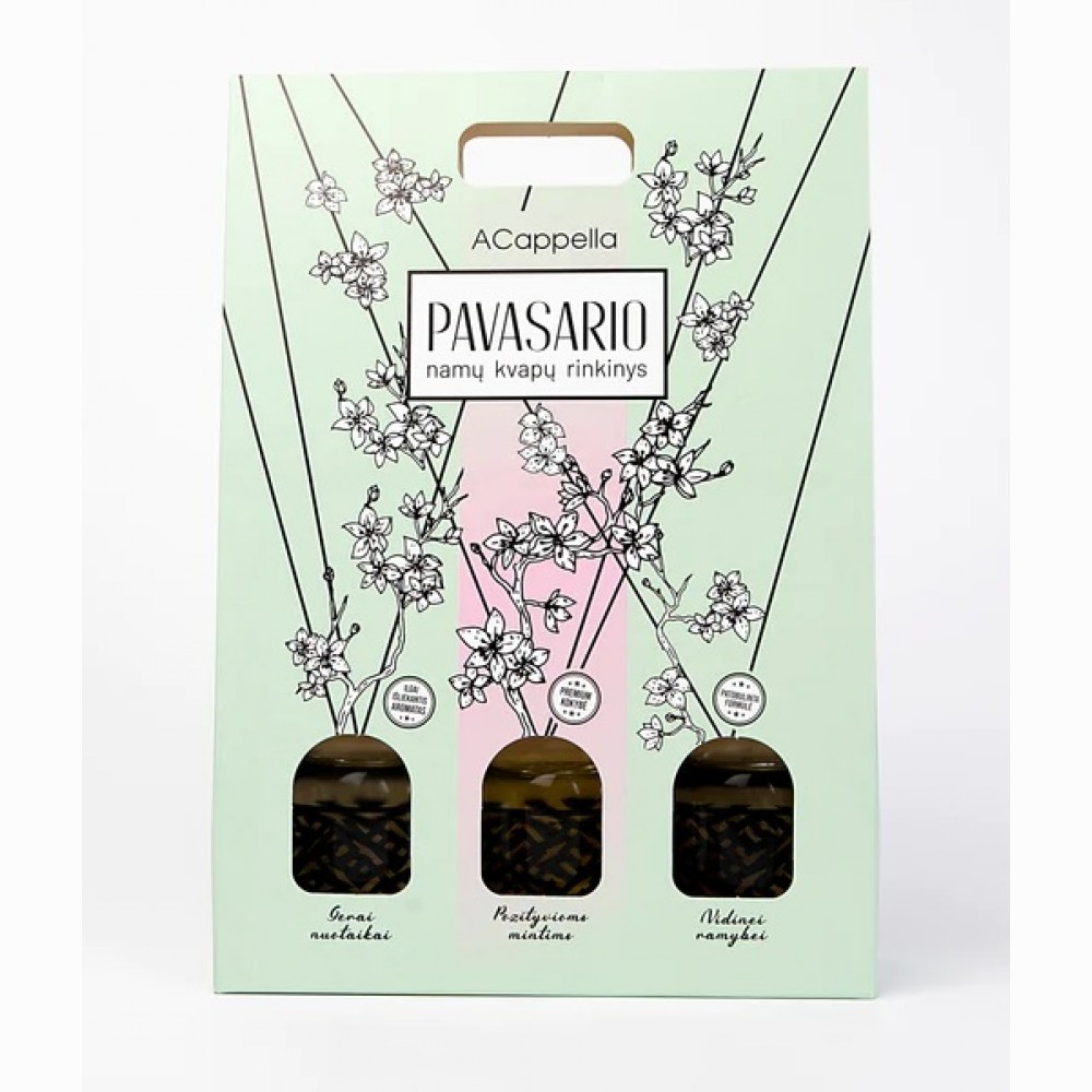 ACAPPELLA namų kvapų rinkinys,Pavasario, 3x50 ml
