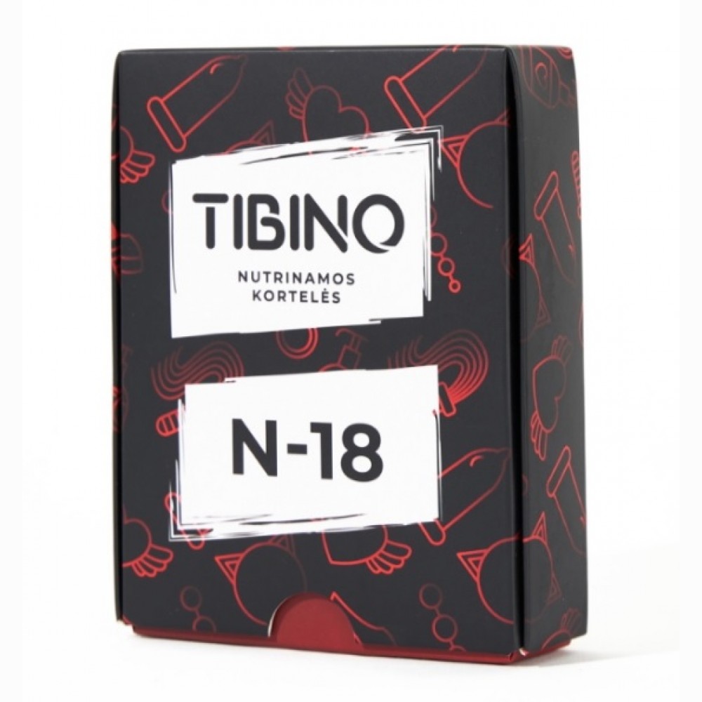 Nutrinamų kortelių rinkinys TIBINO N-18