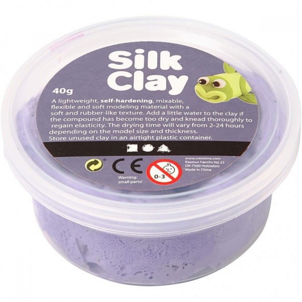Šilkinis modelinas. Violetinis. 40 g