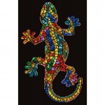 Deimantinė mozaika GEKKO PAUA with Frame