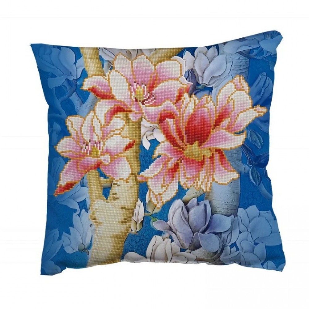 Deimantinė mozaika MAGNOLIAS ON BLUE 1 4
