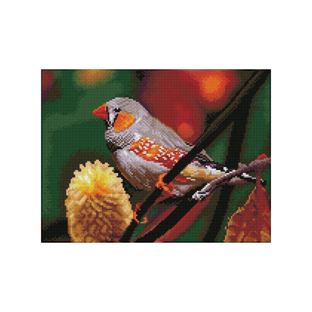 Deimantinė mozaika GOULDIAN FINCH 31x41