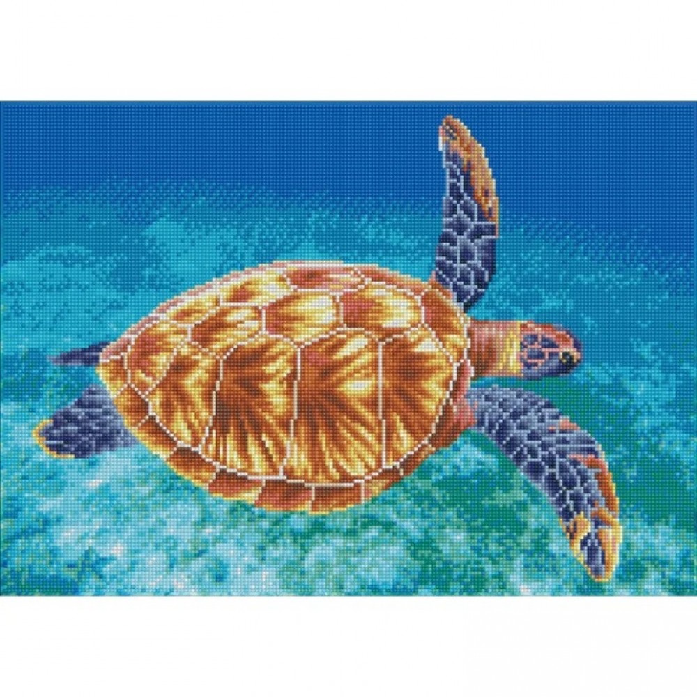 Deimantinė mozaika GRACEFUL SWIMMER 37x5