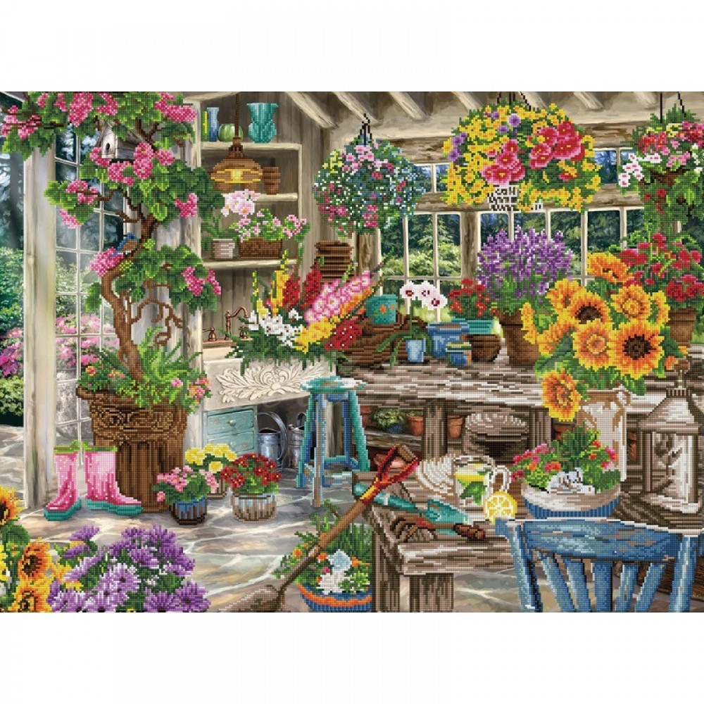 Deimantinė mozaika GARDENERS PARADISE 74
