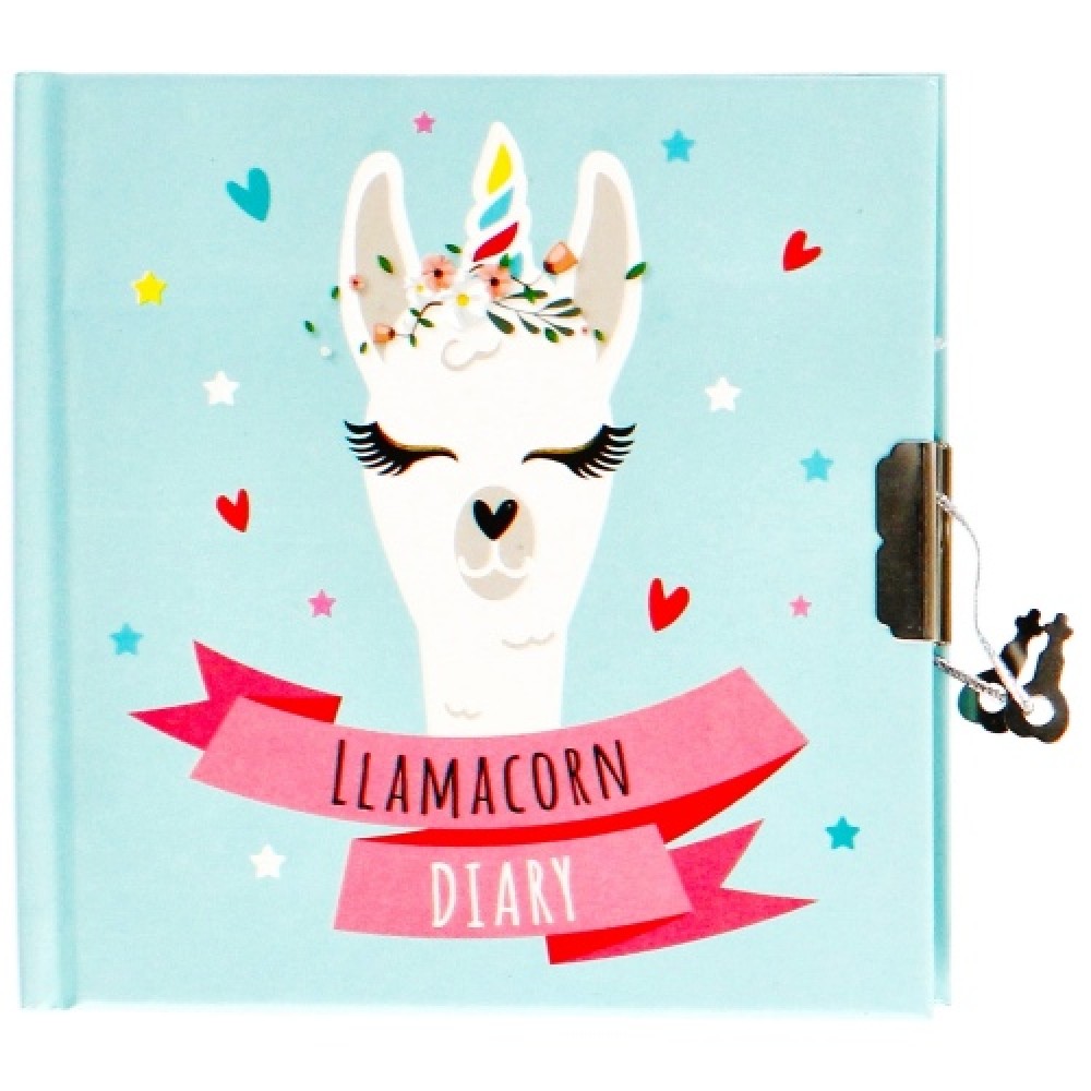 Dienoraštis su spinele Starpak LLamacorn 13,5 x 13,5 cm