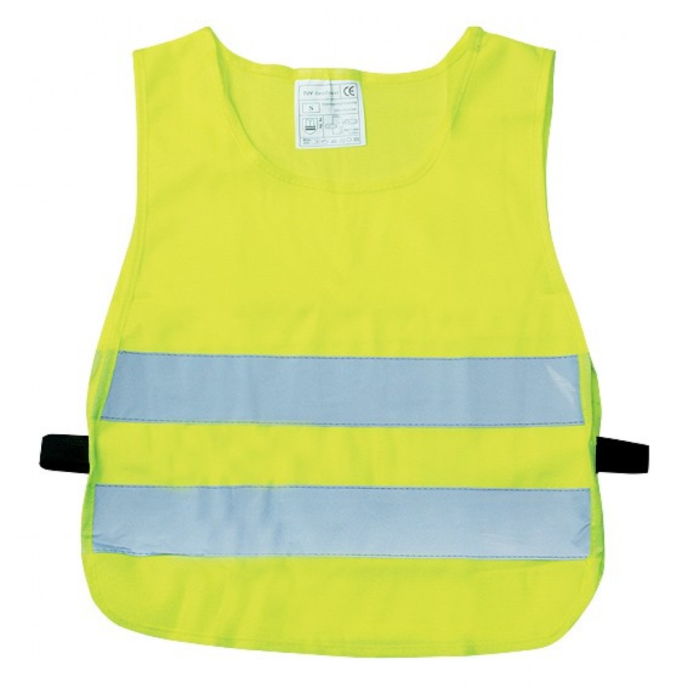 Liemenė su atšvaitais vaikams geltonos sp. XS (6-13m.) užmaunama LEM6092