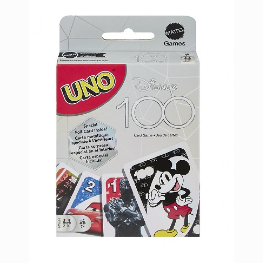 UNO kortos, skirtos „Disney“ 100-mečio jubiliejui