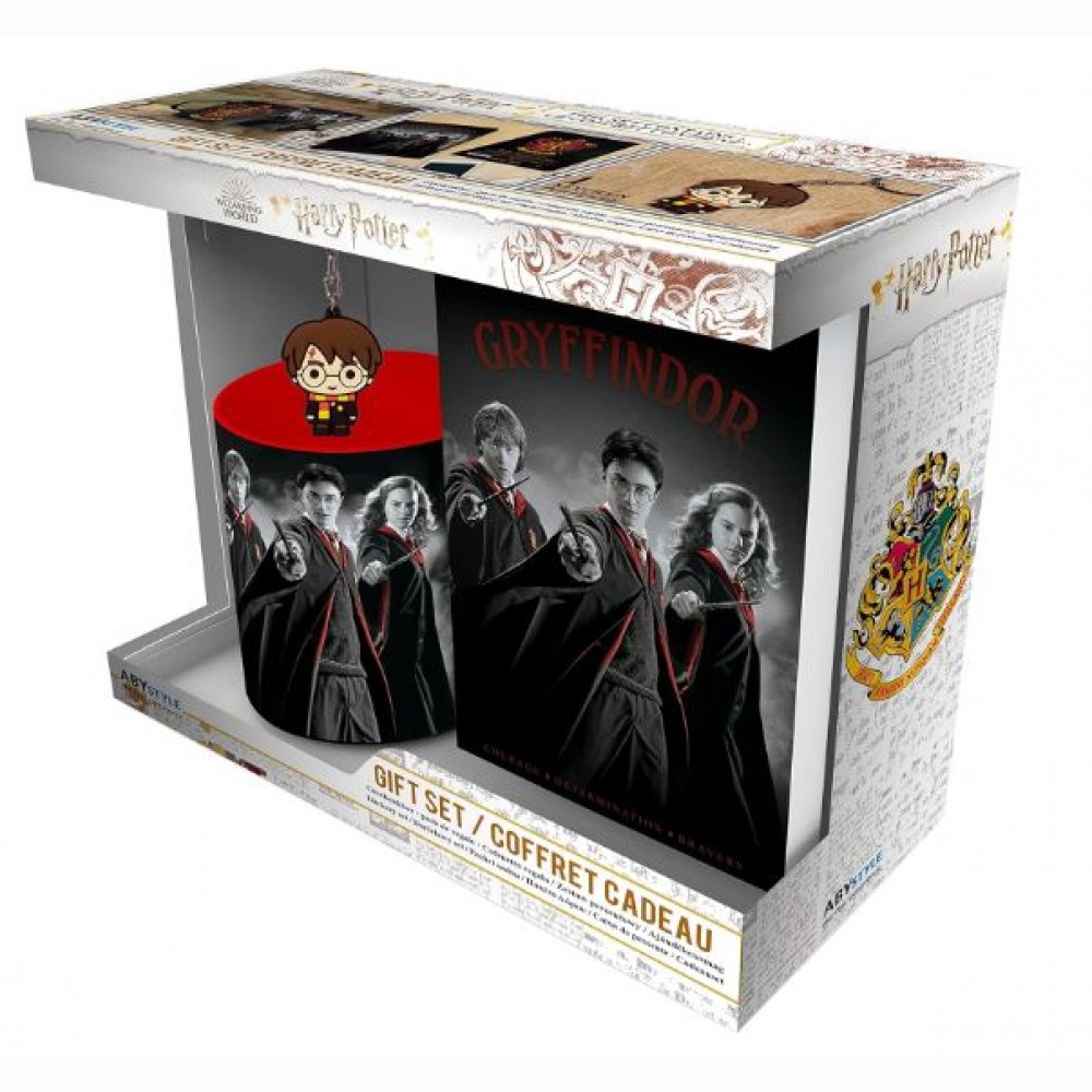 Dovanų rinkinys - HARRY POTTER (Puodelis + Raktų pakabukas + Užrašų knygelė)