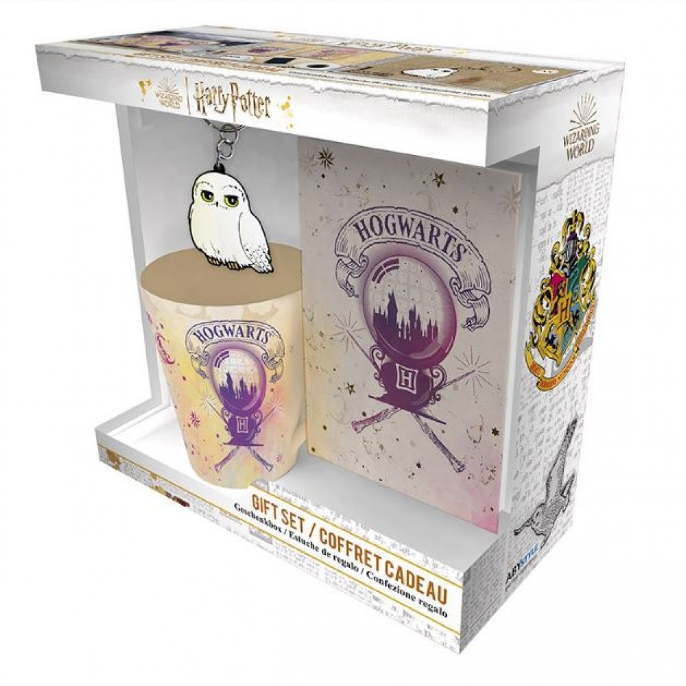 Dovanų rinkinys  HARRY POTTER (Puodelis + Raktų pakabukas + Užrašų knygelė)