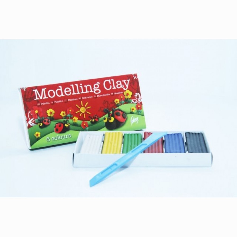 Plastilinas College, 120g, 6 spalvų