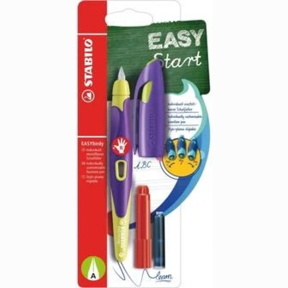 Plunksnakotis EASYbirdy R nib M violet-yellow